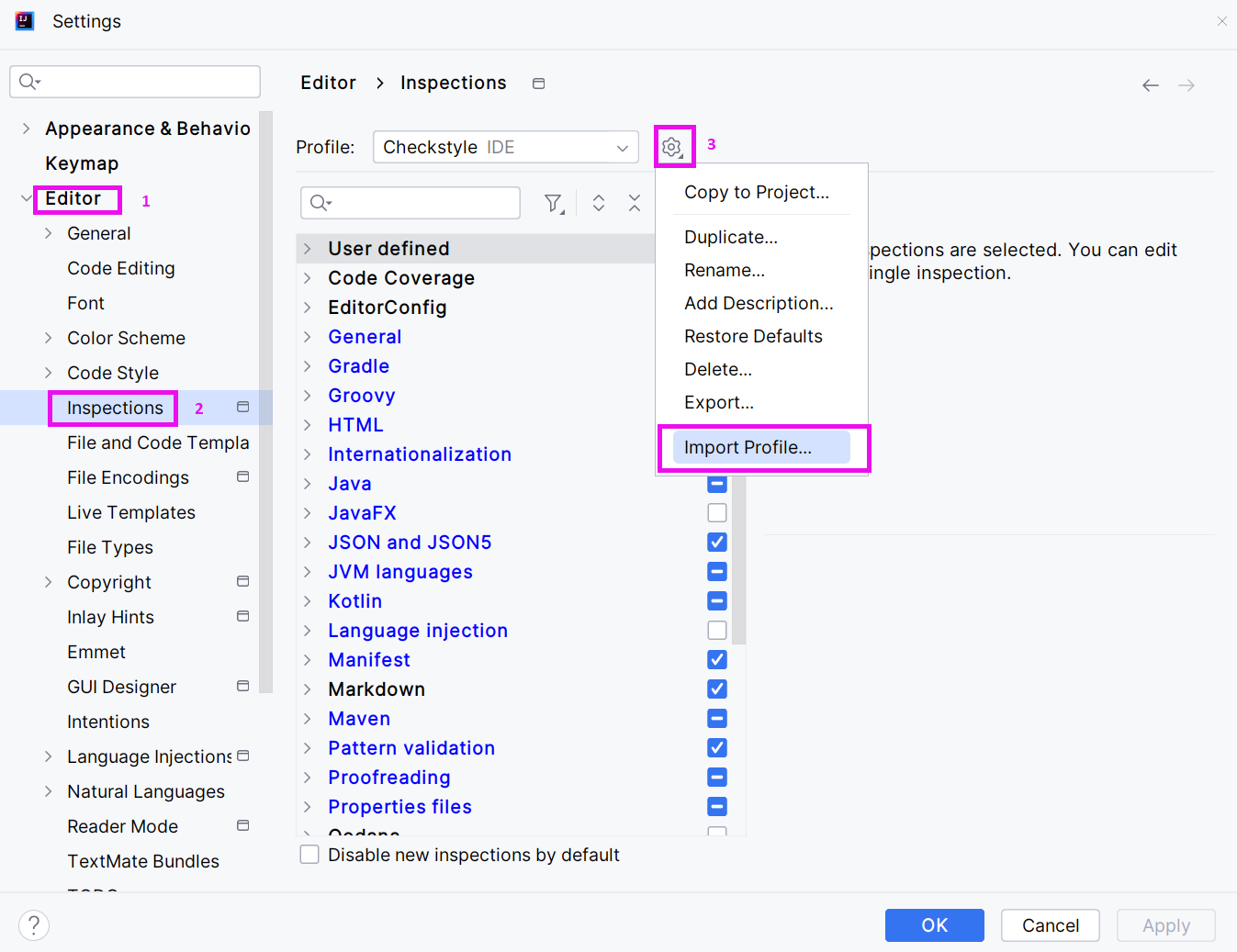 Inspections in IntelliJ IDEA